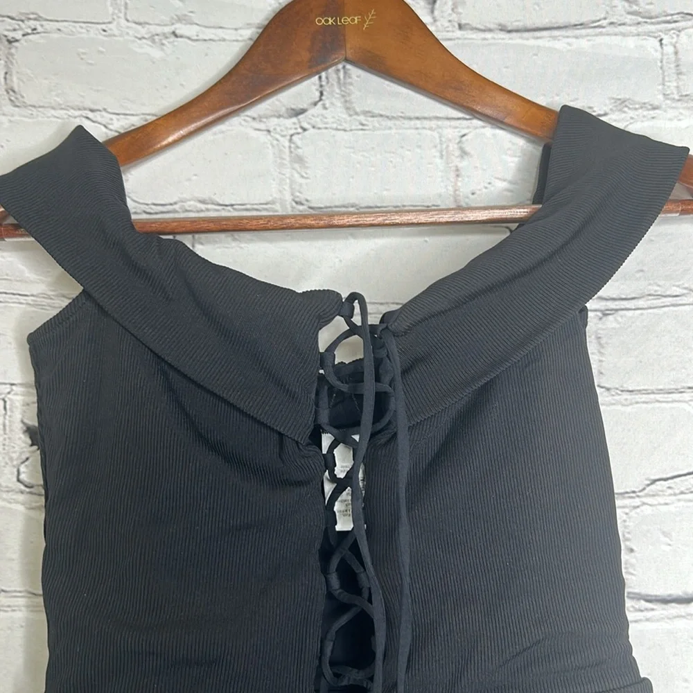 L*Space One-Piece Black Swimsuit Size 8 Excellent Condition
